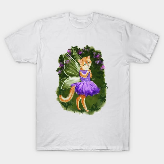 Little Kitty Fairy T-Shirt by GeorgiaGoddard